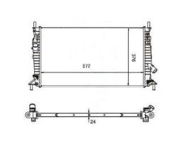 Ordoñez 2060238 - RADIA FORD FOCUS II (05>)C-MAX/VOLVO S40/V50 (04>) DIESEL