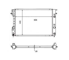 Ordoñez 2060240 - RADIA OPEL OMEGA B 2.5/2.6/3.0 +AC (94>) AUT.