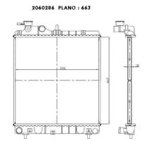 Ordoñez 2060286 - RADIA HYUNDAI ATOS PRIME 1.1 +/-AC (03>)