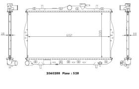 Ordoñez 2060288 - RADIA HYUNDAI ACCENT I 1.3/1.5 (95>)