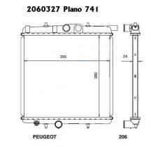 Ordoñez 2060327 - RADIA PEUGEOT 206 1.1+AC 1.4 +/-AC (98>) A/S