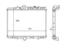 Ordoñez 2060332 - RADIA CITROEN C5/PEUGEOT 406/607 2.2HDI FAP (00>)