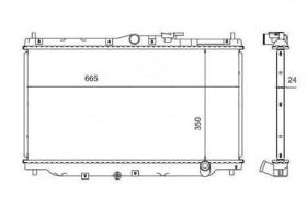 Ordoñez 2060334 - RADIA HONDA ACCORD IV (90>93) ROVER 600 (93>) (+TAPON)