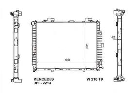 Ordoñez 2060336 - RADIA MB W210 E300 TURBO D M/A (96>)