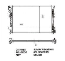 Ordoñez 2060341 - RADIA FIAT SCUDO/JUMPY/EXPERT D/HDI (95>07) A/S