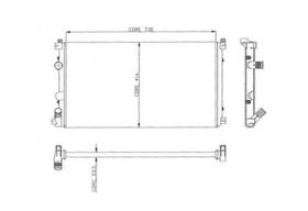 Ordoñez 2062038 - RADIA RENAULT MASTER II 1.9/2.2/2.5/3.0 DCI +AC (10/03>)