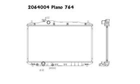 Ordoñez 2064004 - RADIA HONDA CIVIC VII 1.4DSI/1.8 16V 3/5 PUERTAS (9/05>)