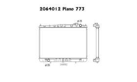 Ordoñez 2064012 - RADIA NISSAN NAVARA D22 2.5TD (2/98>)