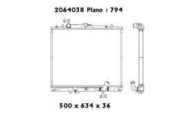 Ordoñez 2064038 - RADIA MITSUBISHI L200 2.5TD(1-02>) MONTERO SPORT 2.5TD(98>)