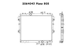 Ordoñez 2064043 - RADIA TOYOTA HILUX 2.5/3.0TD D4D (05>) MAN 27MM