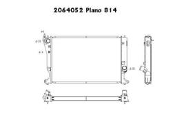 Ordoñez 2064052 - RADIA TOYOTA AVENSIS/VERSO 2.2 D4D (07-05>) + TUBO