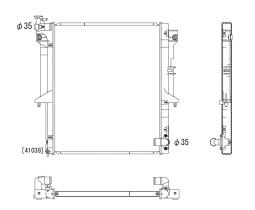 Ordoñez 2064095 - RADIA MITSUBISHI L200 2.5 DID (05>) PANAL 27 M/M