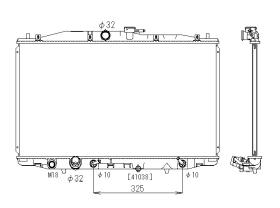 Ordoñez 2064105 - RADIA HONDA ACCORD VII 2.4I 16V (3/03>) M/A