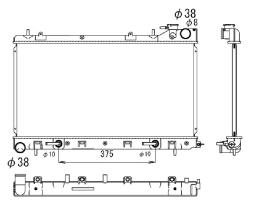 Ordoñez 2064140 - RADIA SUBARU FORESTER 2.0/2.5T (9/02->) M/A