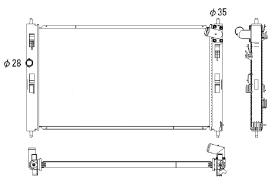 Ordoñez 2064141 - RADIA MITSUBISHI ASX 1.8DID (7/13>) CITROEN C4 AIRCROSS (12>