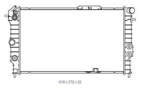 Ordoñez 2065010 - RADIA OPEL VECTRA A/CALIBRA 1.6-2.0 +AC