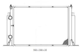 Ordoñez 2065018 - RADIA FIAT STILO 1.8 16V/1.9JTD (11-01>) 1.9D MULTIJET (05>)