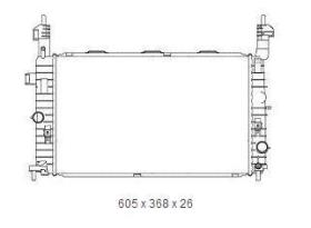 Ordoñez 2065047 - RADIA OPEL MERIVA A 1.7CDTI (03>)