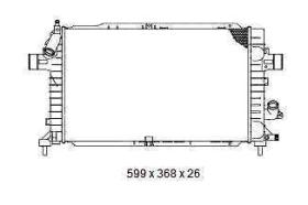 Ordoñez 2065049 - RADIA OPEL ASTRA H 1.3CDTI/1.7CDTI/1.9CDTI (04>06)