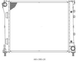 Ordoñez 2065080 - RADIA FIAT 500 1.4 16V 100CV/1.3JTD (07>)PANDA (12>) FORD KA