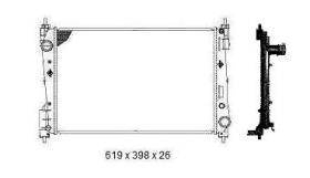 Ordoñez 2065092 - RADIA FIAT DOBLO 1.6D/2.0D MULTIJET (7/10>) BRAVO II (07>)