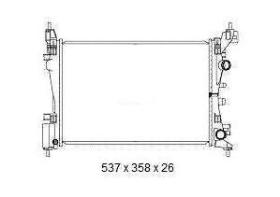 Ordoñez 2065094 - RADIA OPEL CORSA D 1.0/1.2/1.4 (7/06>)