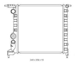 Ordoñez 2065099 - RADIA RENAULT CLIO I 1.2/1.2I (90>)(96>)