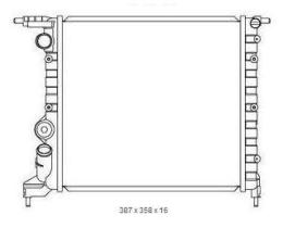 Ordoñez 2065100 - RADIA RENAULT CLIO I 1.2/1.4/EXPRESS II/R19 (MOTOR ENERGY)