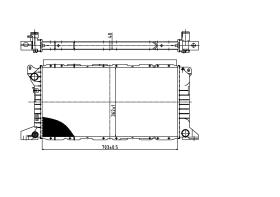 Ordoñez 2066007 - RADIA FORD TRANSIT V 2.5D/TD +AC (94>00)