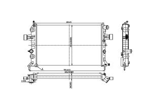 Ordoñez 2066009 - RADIA OPEL ASTRA G 1.4/1.6/1.8 +AC (98>) A/M