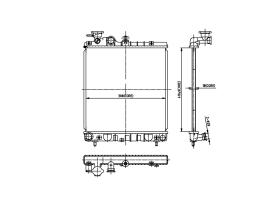 Ordoñez 2066014 - RADIA HYUNDAI ATOS PRIME 1.1 +/-AC (03>)