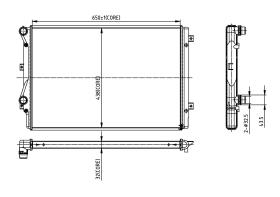 Ordoñez 2066046 - RADIA VW TOURAN/GOLF V/CADDY 1.9 TDI +CLIMAT (03>)