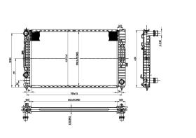 Ordoñez 2066053 - RADIA AUDI A4 /A6/VW PASSAT V 2.5TDI/2.4/2.8 MAN. (97>)