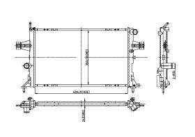 Ordoñez 2066081 - RADIA OPEL ASTRA G 1.4/1.6/1.8 +AC (98>) A/S