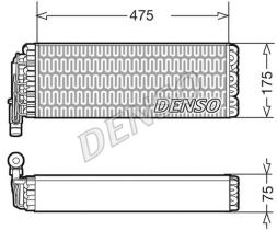 Denso DEV12003 - EVAPO IVECO STRALIS AD (04-)