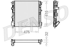 Denso DRM23015 - RADIA RENAULT CLIO II/KANGOO 1.2+AC + SOB./TAPON