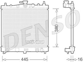 Denso DRM46036 - RADIA NISSAN MICRA III 1.2/1.4 (03>10) NOTE/TIIDA 1.6 AUT