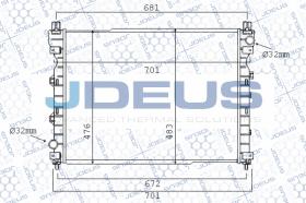 J.Deus 002M18 - RADIA LAND ROVER FREELANDER 2.0 TD4 (97>) 1.8/2.5 (00>)