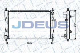 J.Deus 018M39 - RADIA MITSUBISHI COLT VI 1.5 DID (1/05>9/08) SMART FOR FOUR