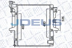 J.Deus 018M44 - RADIA MITSUBISHI L200 2.5 DID (05>) PANAL 27 M/M