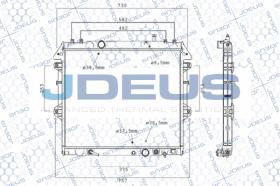 J.Deus 028M85 - RADIA TOYOTA HILUX 2.5/3.0TD D4D(05>) AUT 27MM