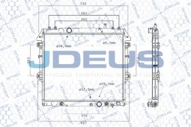 J.Deus 028M85 - RADIA TOYOTA HILUX 2.5/3.0TD D4D(05>) AUT 27MM