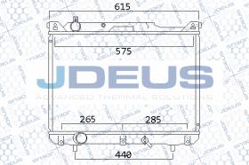 J.Deus 042M21 - RADIA SUZUKI GRAND VITARA (FT/HT) 2.0HDI (01>05) MAN.