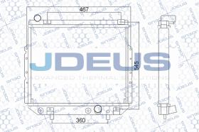 J.Deus 057M01A - RADIA JEEP GRAND CHEROKEE II 3.1 TD (99>)