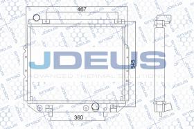 J.Deus 057M01A - RADIA JEEP GRAND CHEROKEE II 3.1 TD (99>)