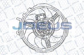 J.Deus EV842700 - VENTI FIAT STILO 1.2/1.6 16V (02>)