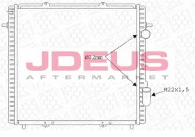 J.Deus M0231270 - RADIA RENAULT EXPRESS II 1.9D (91>)