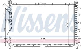 Nissens 60057 - RADIADOR ALFA ROMEO 145(930)(94-)1.