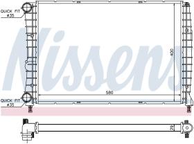 Nissens 60060 - RADIADOR ALFA ROMEO GT(937)(03-)2.0