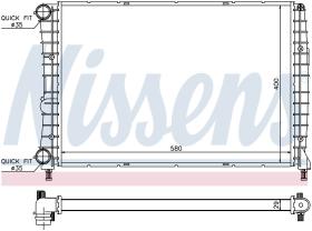 Nissens 60060 - RADIADOR ALFA ROMEO GT(937)(03-)2.0